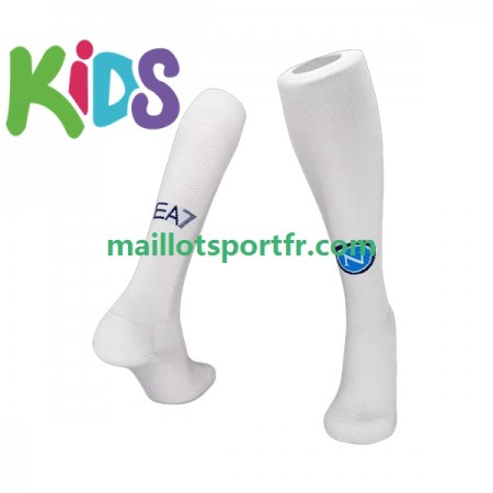 SSC Naples Enfant Exterieur Chaussettes 2023/24 SSC Naples Enfant Exterieur Chaussettes 2023/24